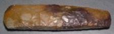Steinzeitliche Axt aus Flint; Lnge 31cm
